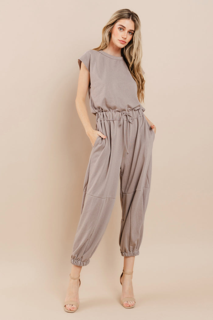 RELAXED ONESIE FRENCH TERRY JUMPSUIT W4431RA