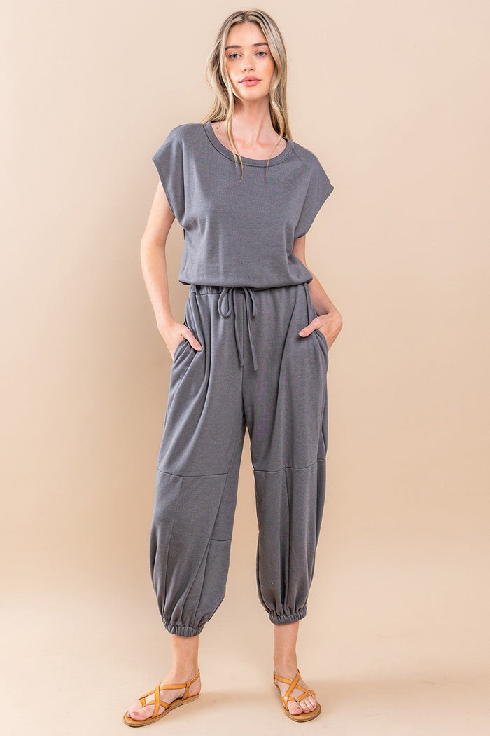 RELAXED ONESIE FRENCH TERRY JUMPSUIT W4431RA