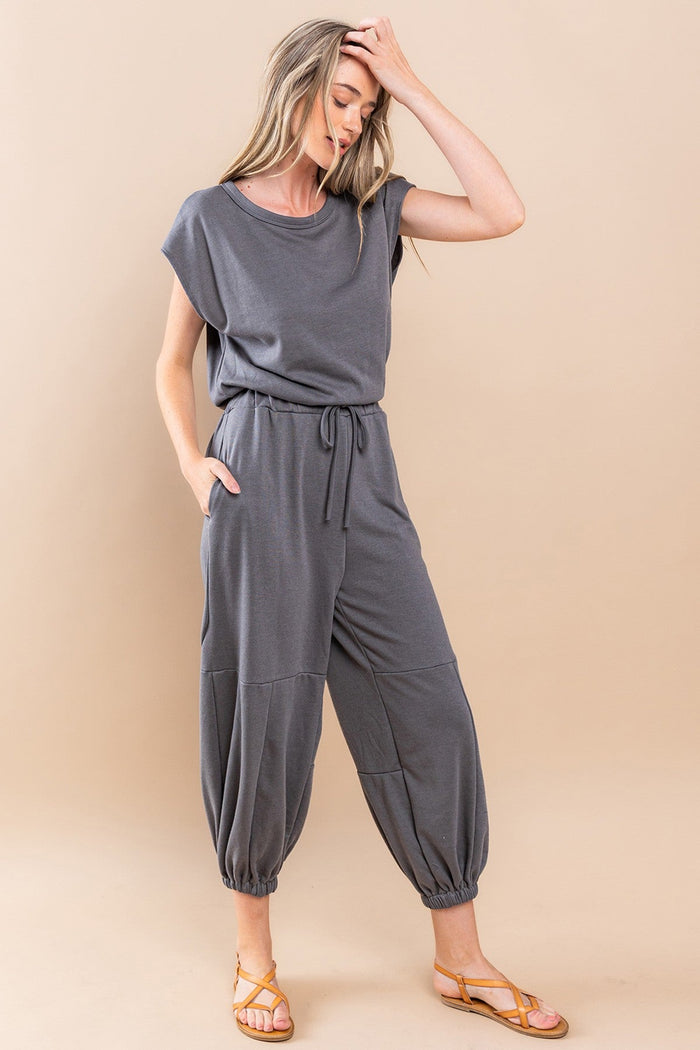 RELAXED ONESIE FRENCH TERRY JUMPSUIT W4431RA