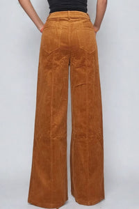 CORDUROY WIDE LEG PANTS W2472PID