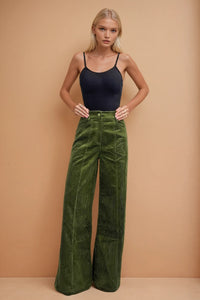 CORDUROY WIDE LEG PANTS W2472PID