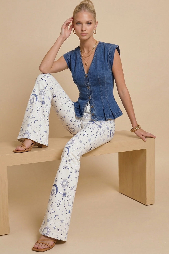 SUN AND STARS BELLBOTTOM JEANS W2351PIA