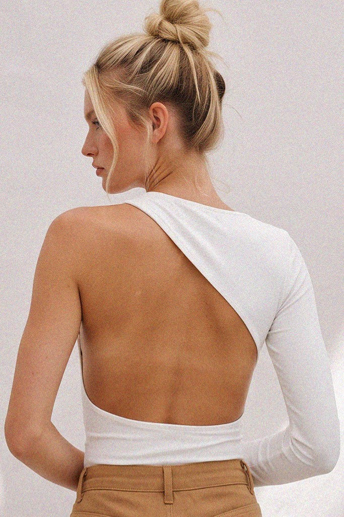 SUPER RIBBED CUT OUT BODYSUIT W4347RIA